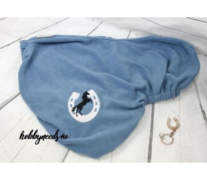 Stickdatei - springendes Pferd Hufeisen